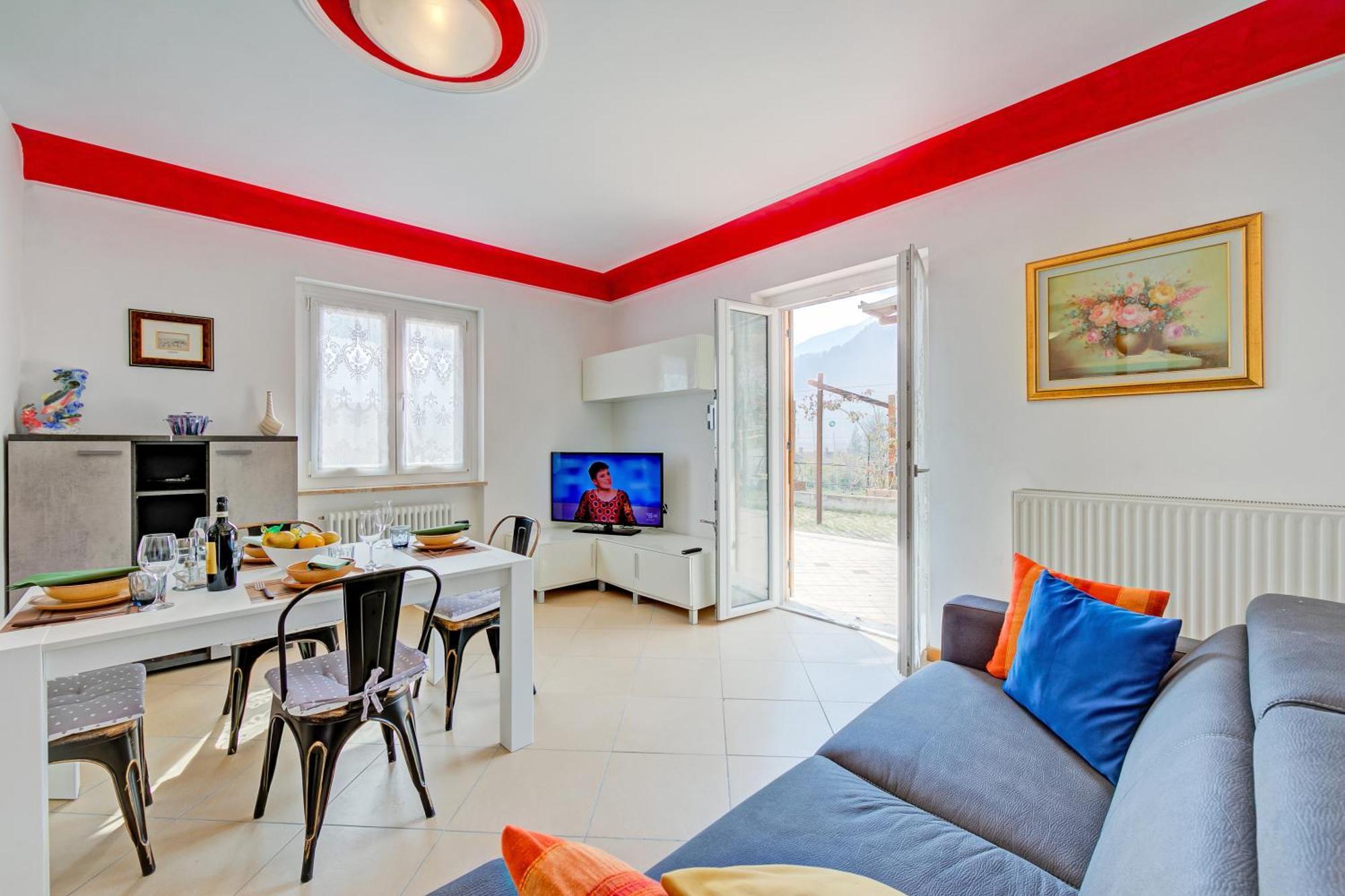 Il Giardino In Montagna Family Friendly- Happy Rentals Tenno Ngoại thất bức ảnh